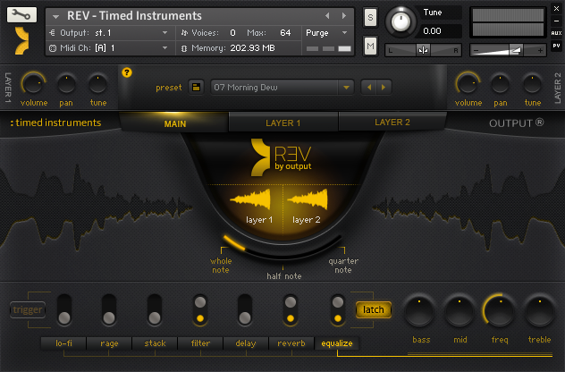 REV Timed Instrument Engine