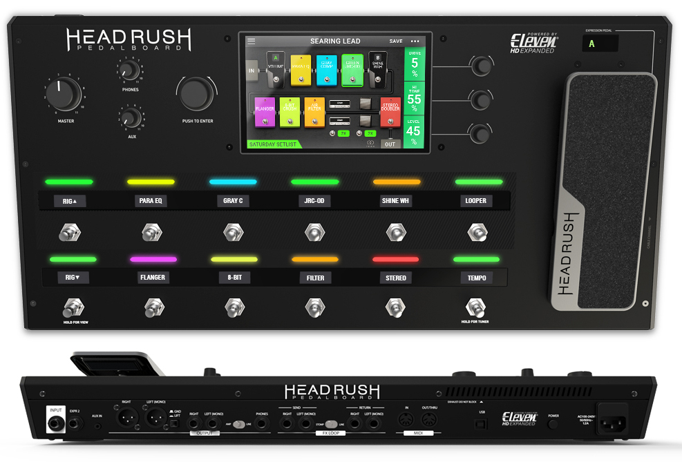 The HeadRush Pedalboard The Noise Room