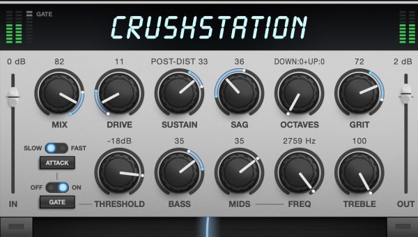 CrushStation Overdrive/Distortion Plug-in from Eventide