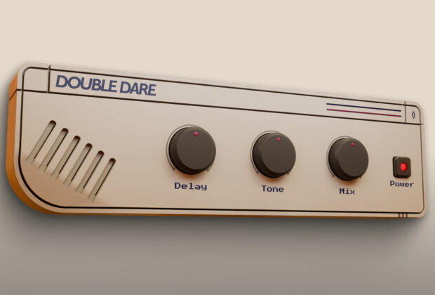 Canvas Audio Double Dare vocal doubler plugin interface.