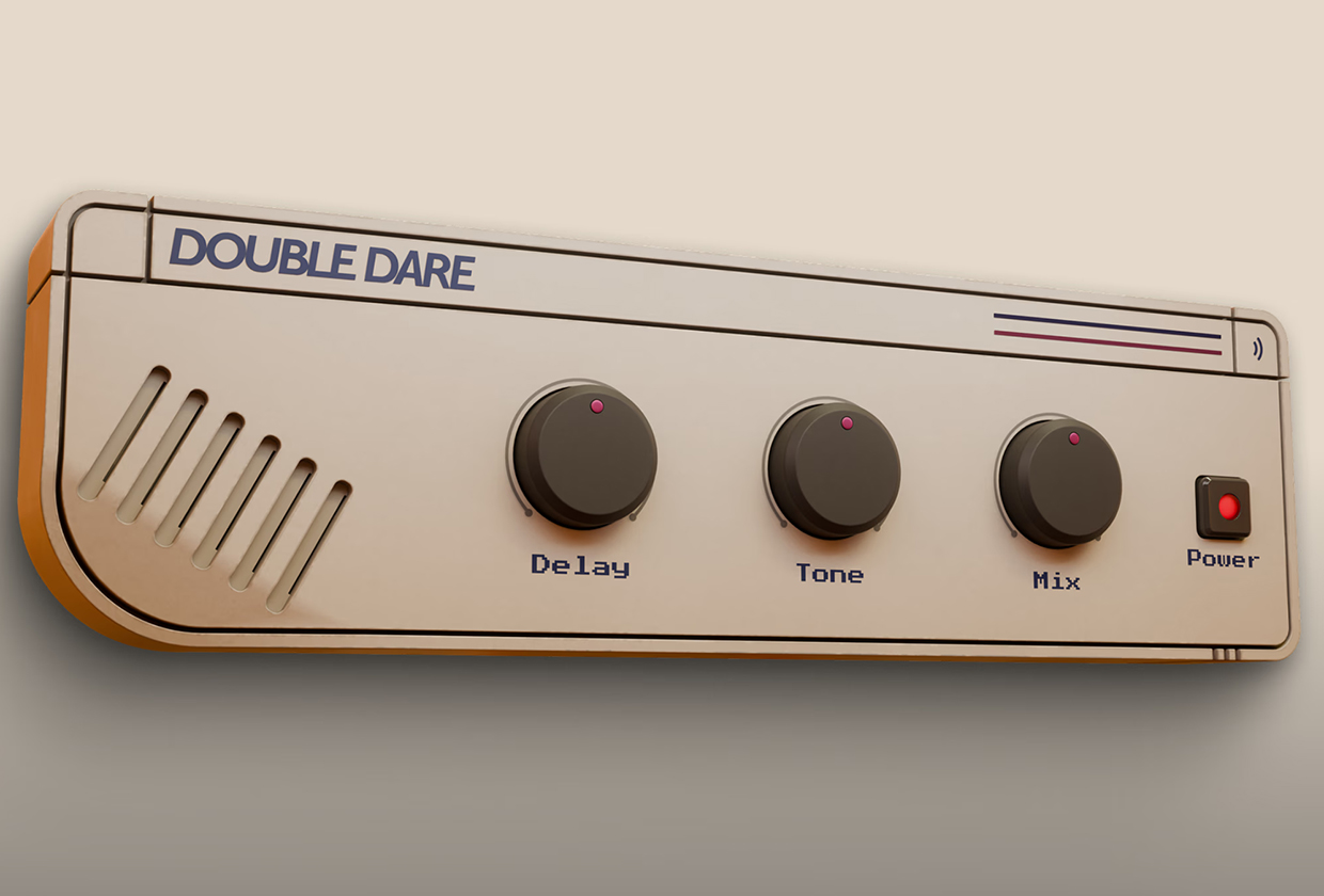 Canvas Audio Double Dare vocal doubler plugin interface.