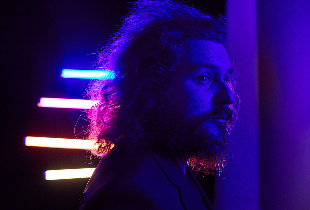 Jim James, photographed by Danny Clinch, for his solo album Wowed Out